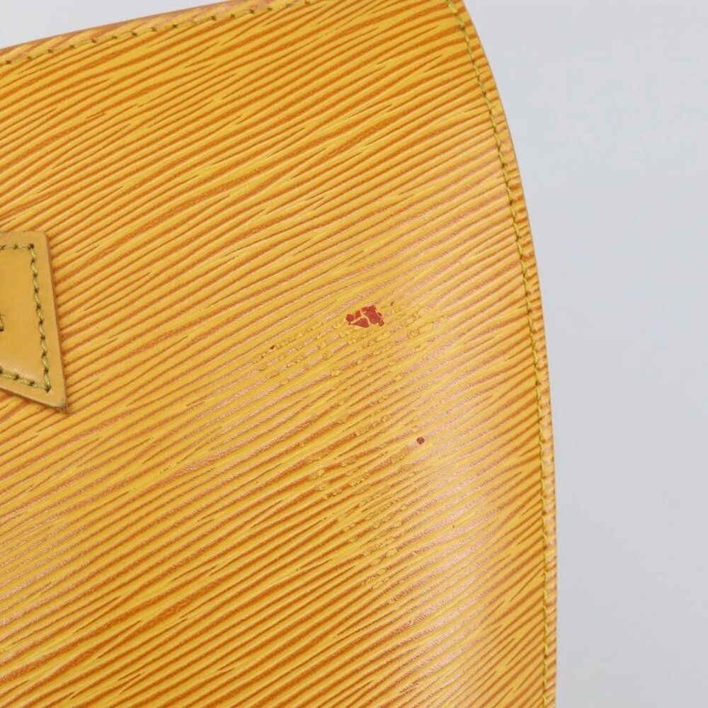 LOUIS VUITTON Epi Saint Jacques Hand Bag Yellow M52279 LV Auth bs29292 - Picture 10 of 16